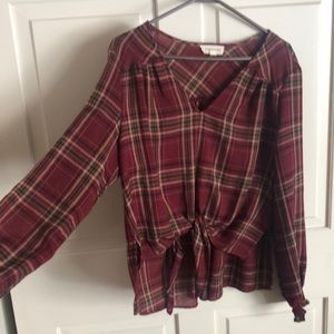 Flannel Top